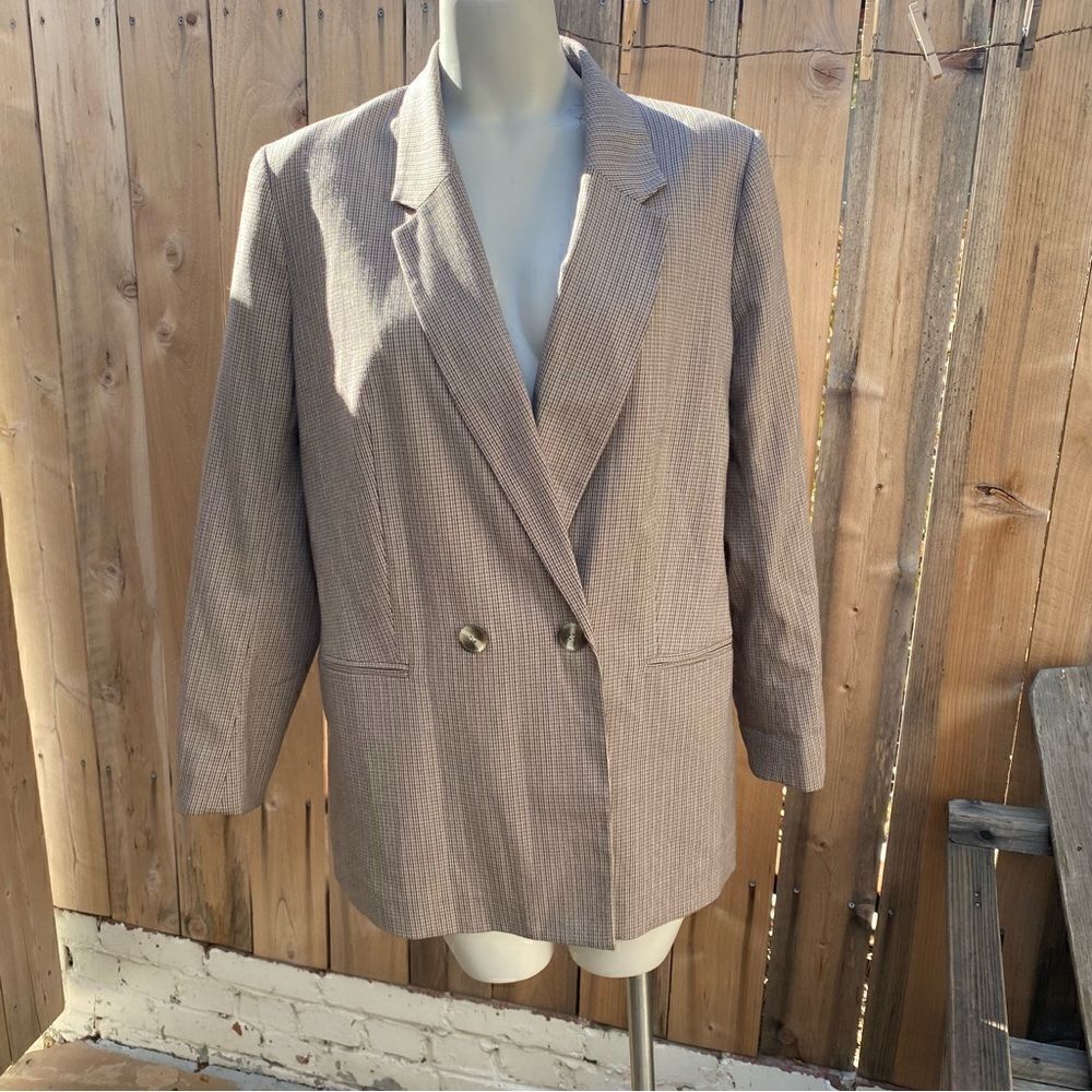H&M double-breasted blazer size  